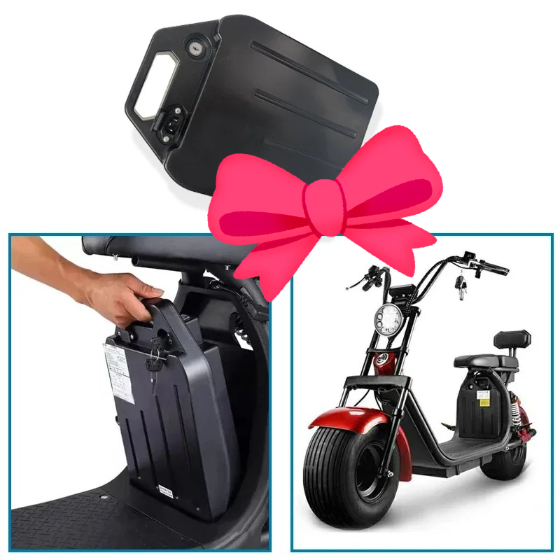 60V 30Ah Electric Scooter Battery - Bateria de Íons de Lítio 2000W