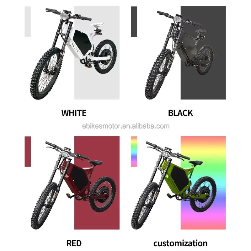 Mais poderosa montanha 72v 120 - 72V 12000W Electric Dirt Bike avaliação e preço