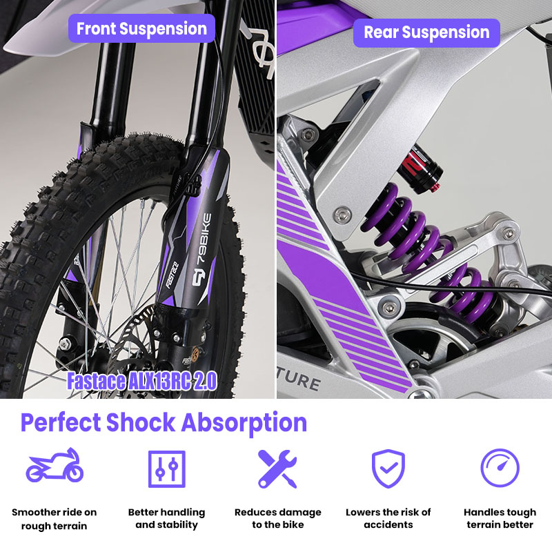 Nova Moto Elétrica 79 Bike 72V - 72V 12000W Electric Dirt Bike avaliação e preço