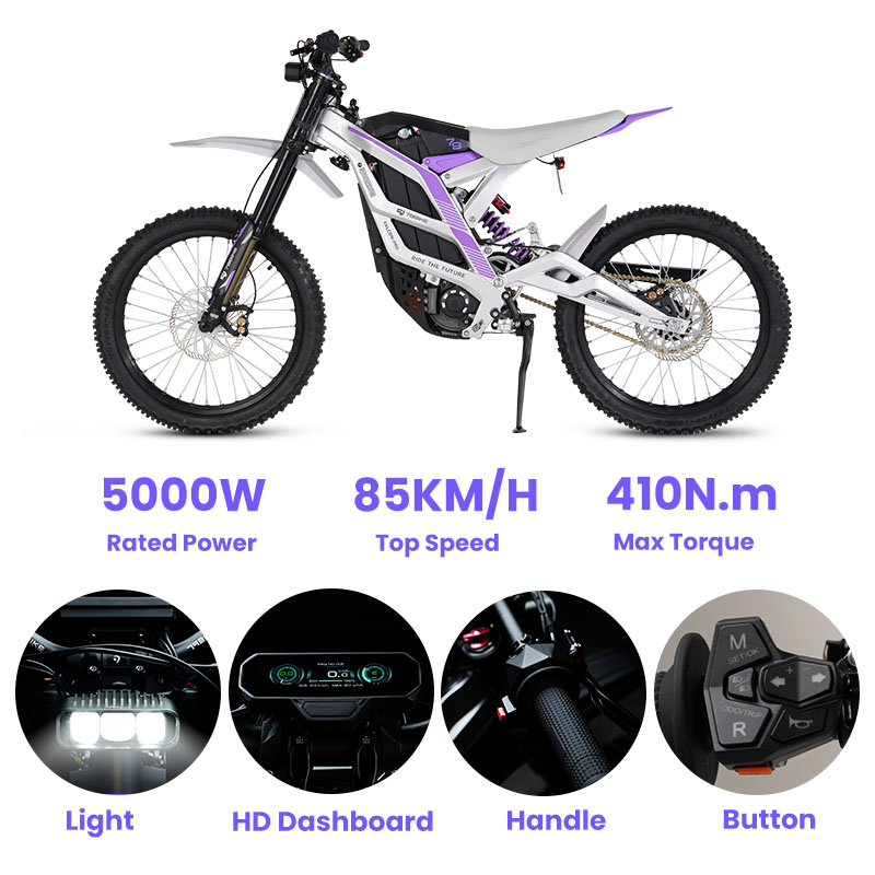 Nova Moto Elétrica 79 Bike 72V - 72V 12000W Electric Dirt Bike avaliação e preço