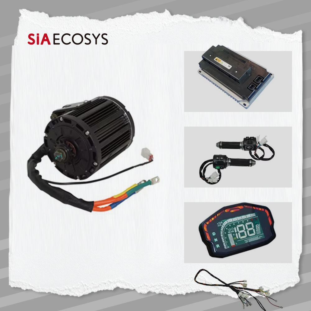 Kit de motor de acionamento mé - Electric Motorcycle Conversion Kit 72V avaliação e preço